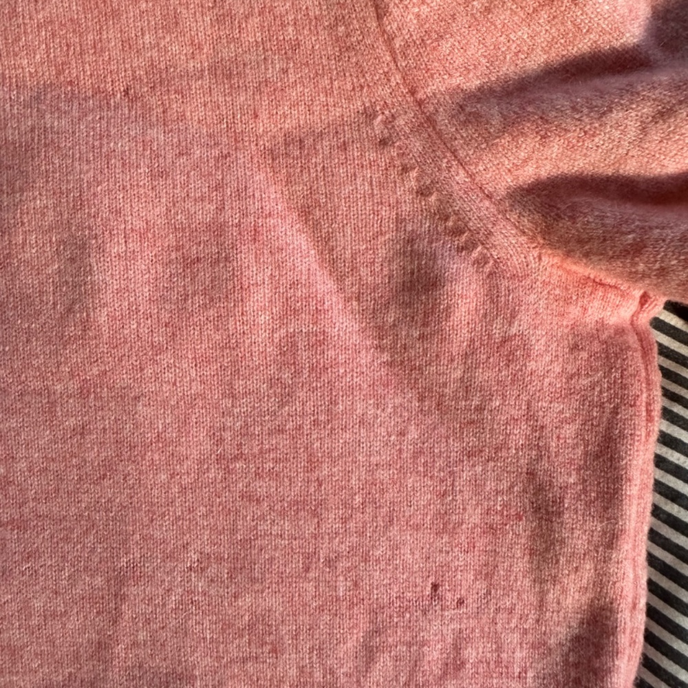 J Crew Everyday Cashmere Women's Crewneck Sweater, Pink - Picture 9 of 9